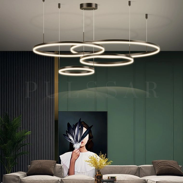 Кольцевая люстра CRUISE BLACK LUX