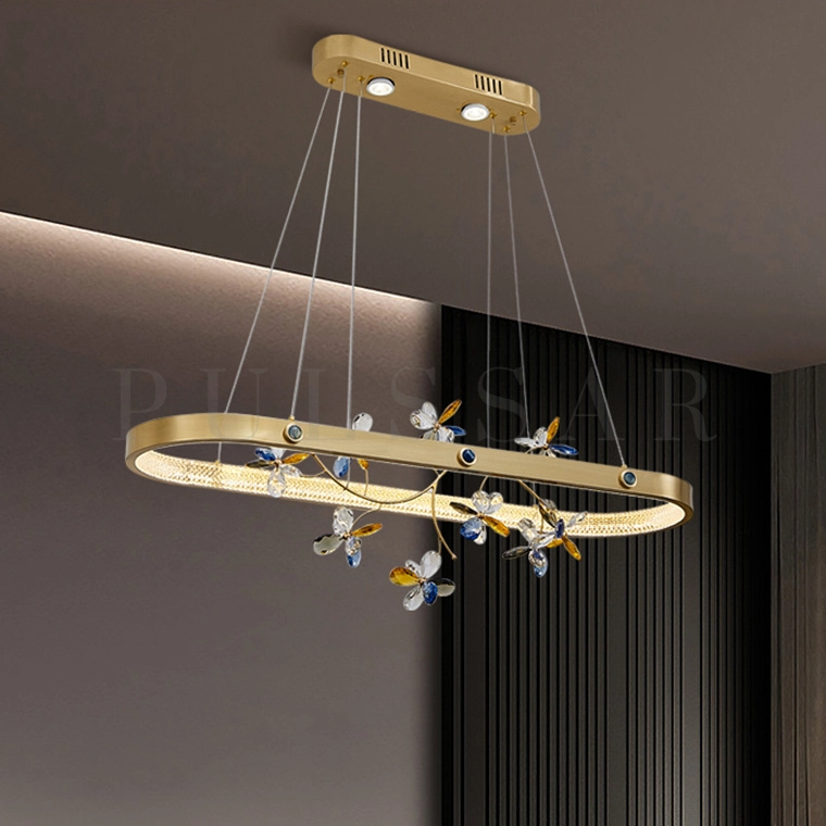 Реечная люстра MELROSE LONG