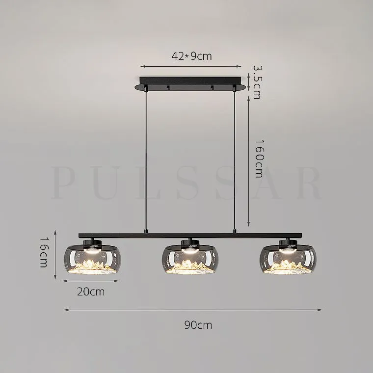 Реечная люстра OCULOS LONG