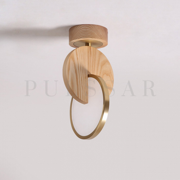 Потолочный светильник GLATT WOOD CH