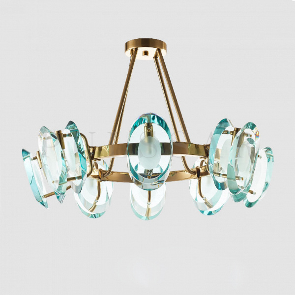 Кольцевая люстра AQUAMARINE