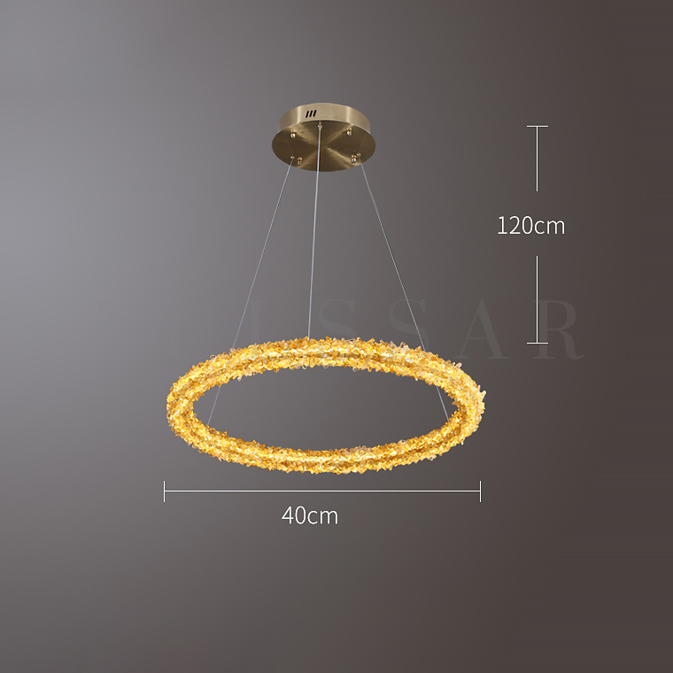 Кольцевая люстра CITRINE